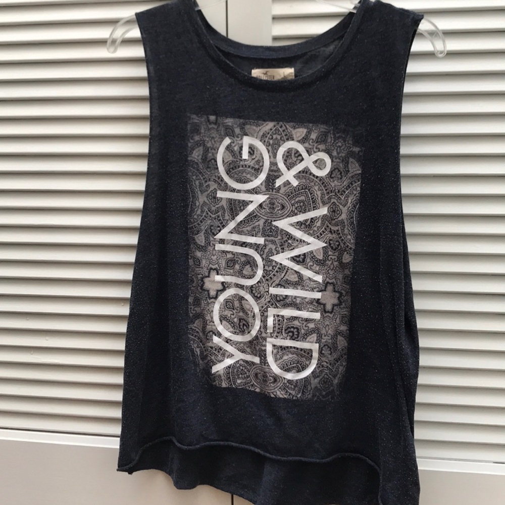 Hollister young and wild tank top